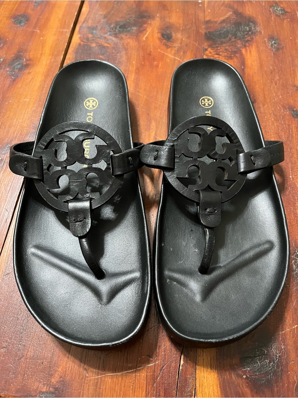 Tory Burch Black miller sandals